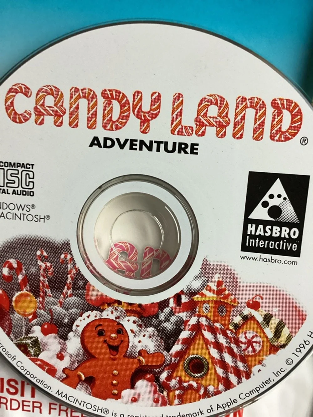 Vintage CANDY LAND ADVENTURE, HASBRO INTERACTIVE CD